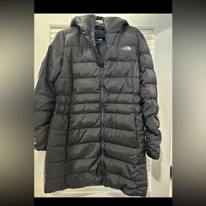 The North Face Women's long black Puffer Coat